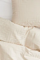 Parure de couette lit simple en satinette coton