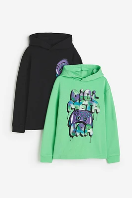 2-pack Printed Hoodies