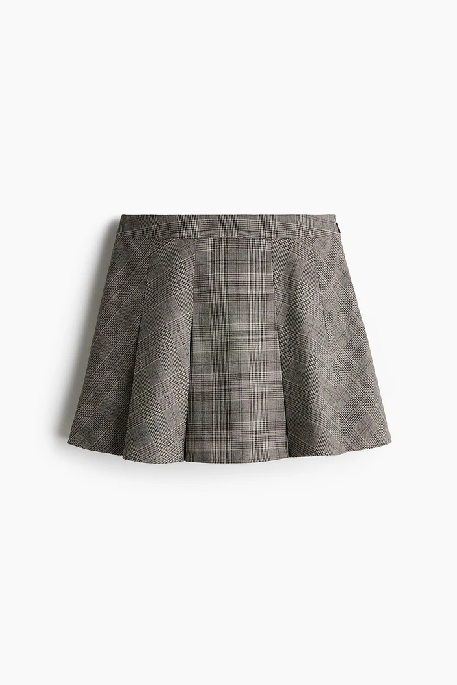 Pleated Mini Skirt