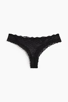 3-pack lace Brazilian briefs