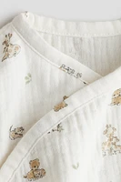 Printed Muslin Romper Suit
