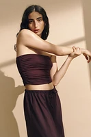 Draped Tube Top