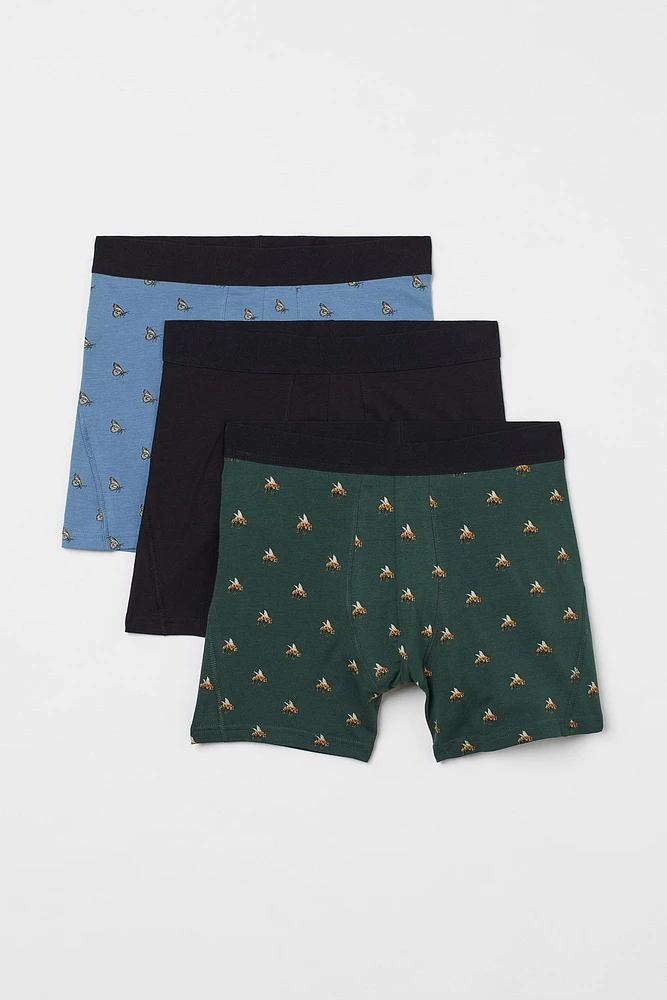 3-pack Cotton Boxer Shorts