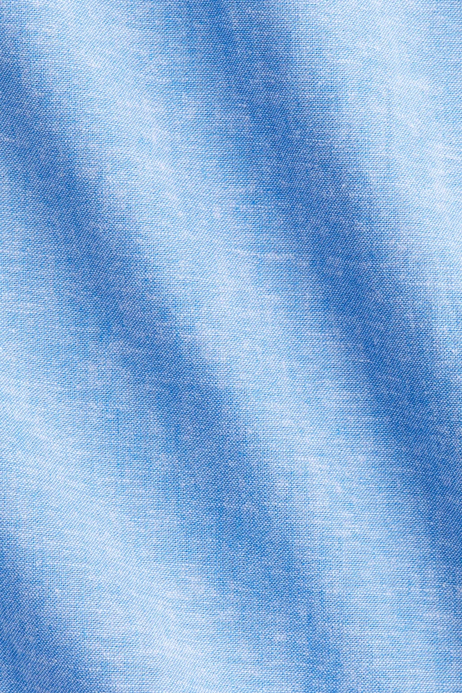 Linen-blend dress