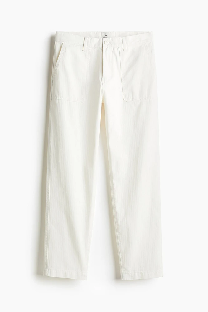 Regular Fit Cotton Pants