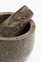 Marble Mortar and Pestle