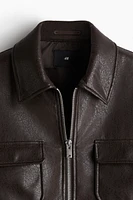 Regular-Fit Pocket-Detail Jacket