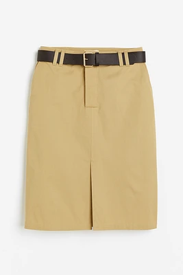 Utility Skirt with Belt