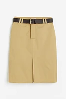 Utility Skirt with Belt