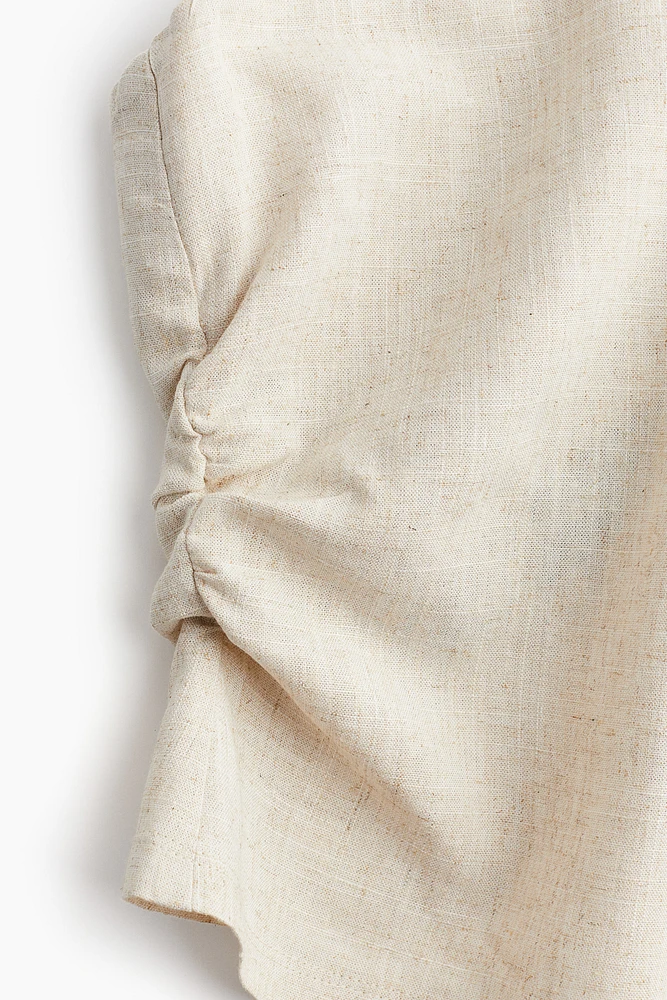 Gathered Corset-style Top
