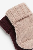 2-pack Thick Wool-blend Socks