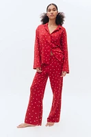 Patterned Jersey Pajamas