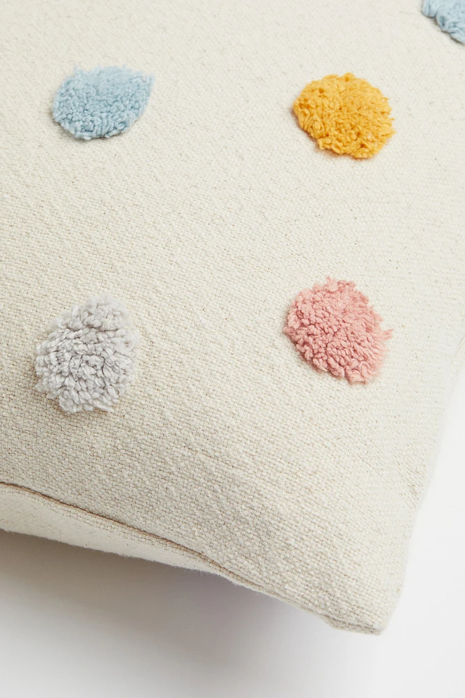 Housse de coussin en coton