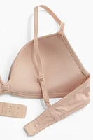 Soft-Cup Cotton Push-Up Bra