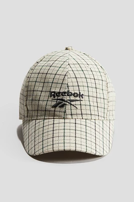 Embroidered-Motif Twill Cap