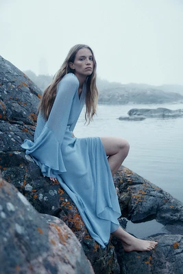 Long Chiffon Dress