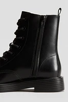 Lace-Up Boots