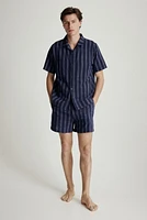 Cotton Pajama Shirt and Shorts