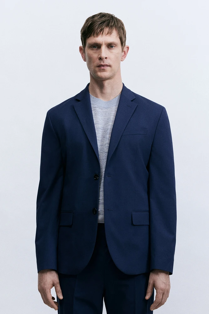 Veste classique à fermeture droite