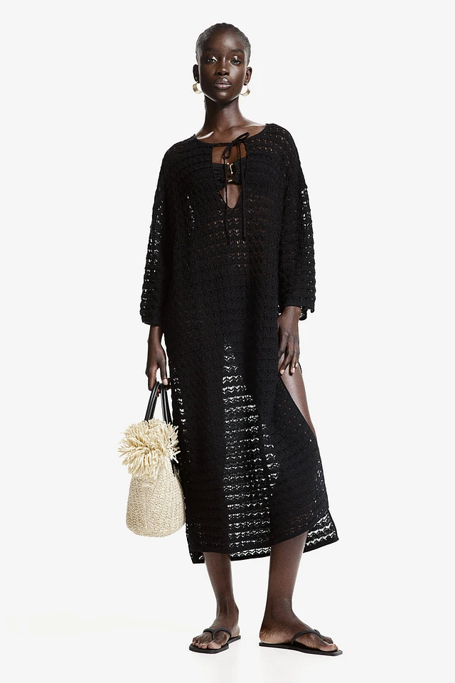 H&M Crochet-look Beach Dress | MainPlace Mall