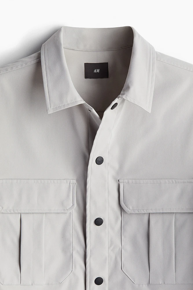 Regular Fit Utility Overshirt