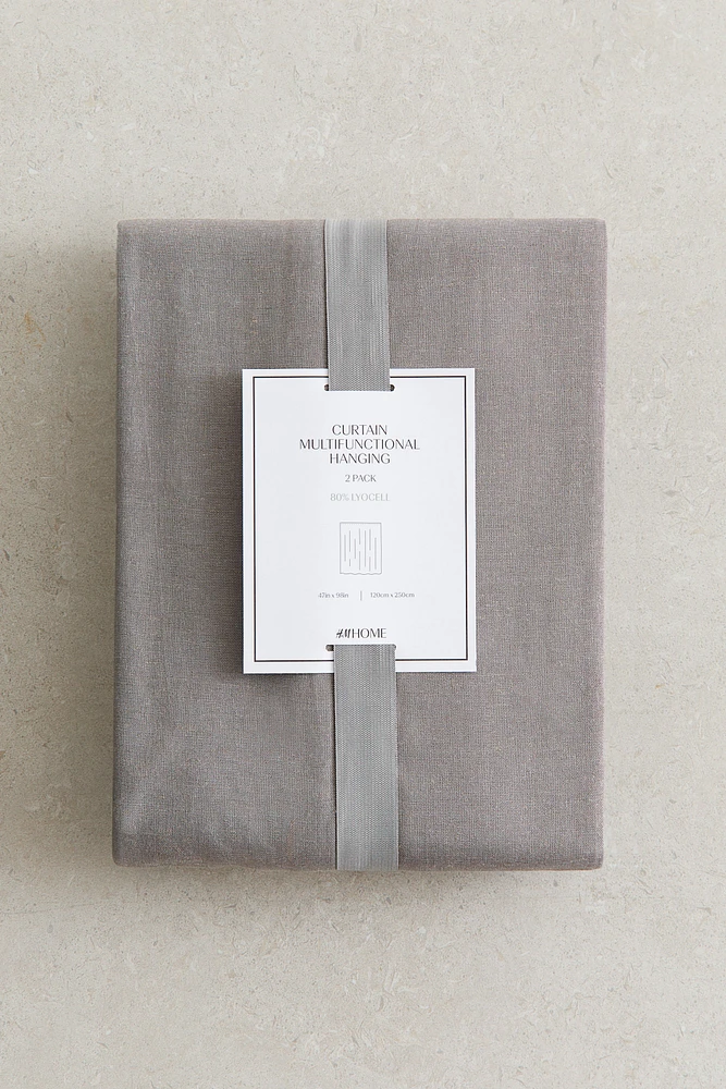 2-pack Lyocell-blend Curtain Panels