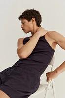 Débardeur et short de pyjama en coton