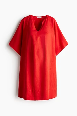 MAMA Before & After Linen-Blend Dress