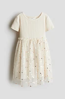 Dress with Tulle Skirt