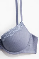 Cotton Demi Push-Up Bra