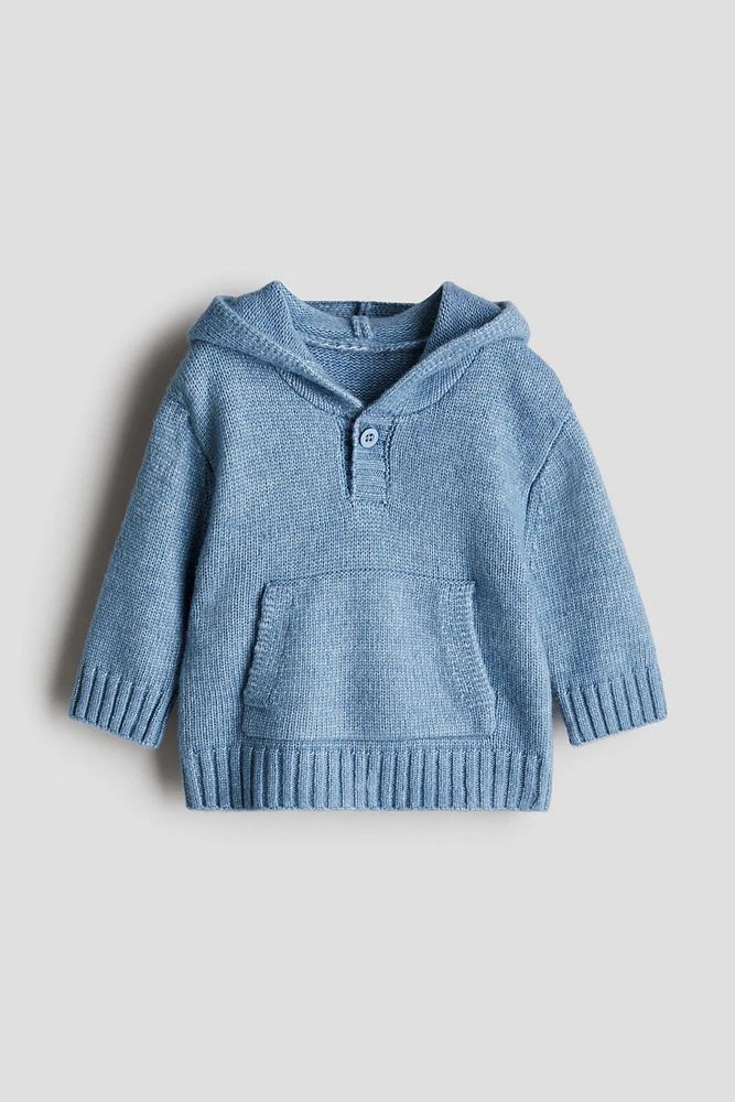 Fine-Knit Hoodie