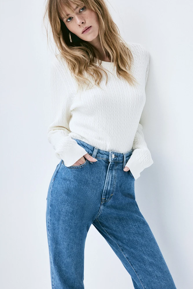 Mom Ultra High Ankle Jeans