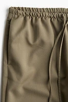 Pantalon en sergé avec cordon de serrage