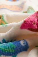 Serviette de bain à motif