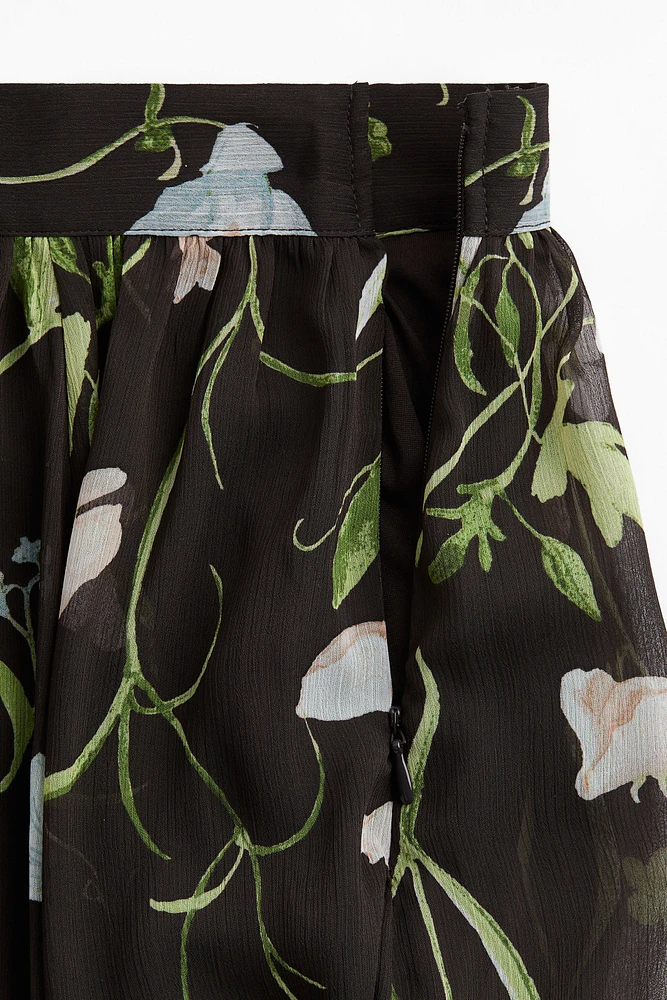 Jupe maxi en mousseline