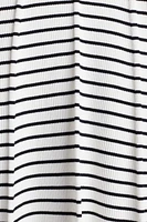 Robe en tricot côtelé avec jupe évasée