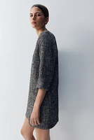 A-Line Bouclé Dress