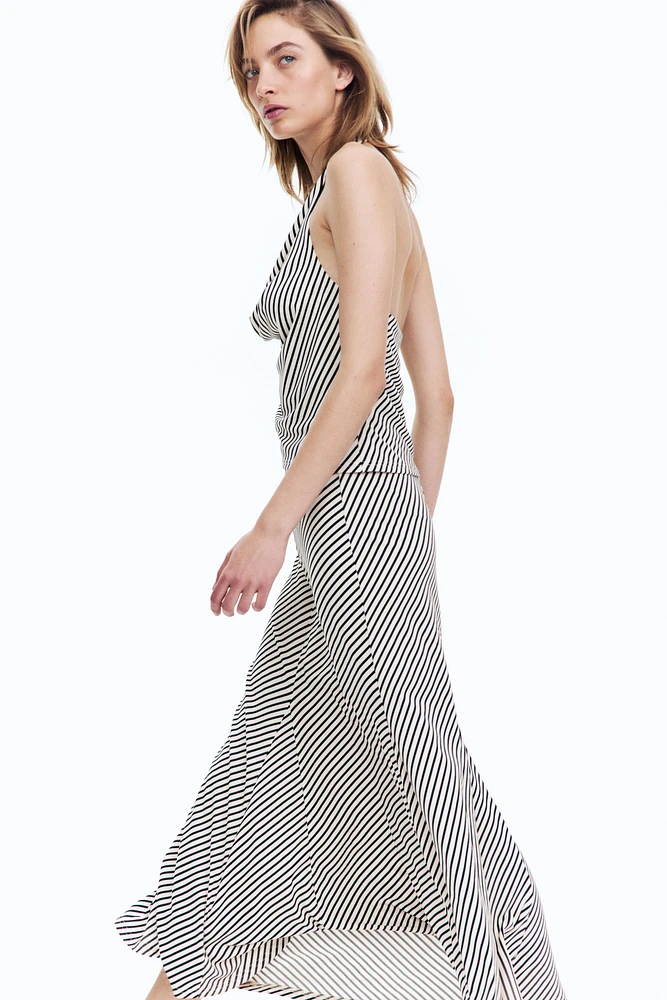 Crêpe A-Line Skirt