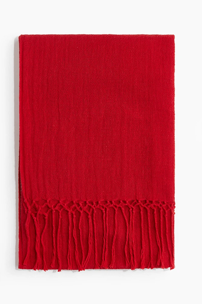 Linen-blend Shawl