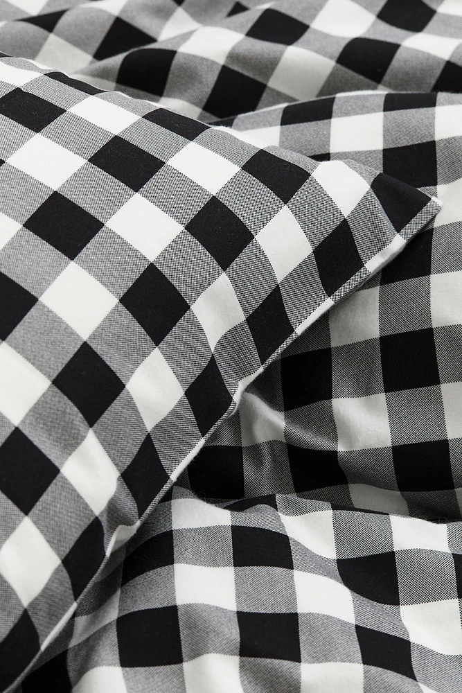 Cotton Flannel Twin Duvet Cover Set