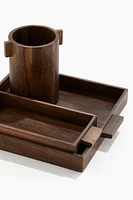 Mango Wood Utensil Holder