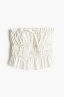 Smocked Bandeau Top