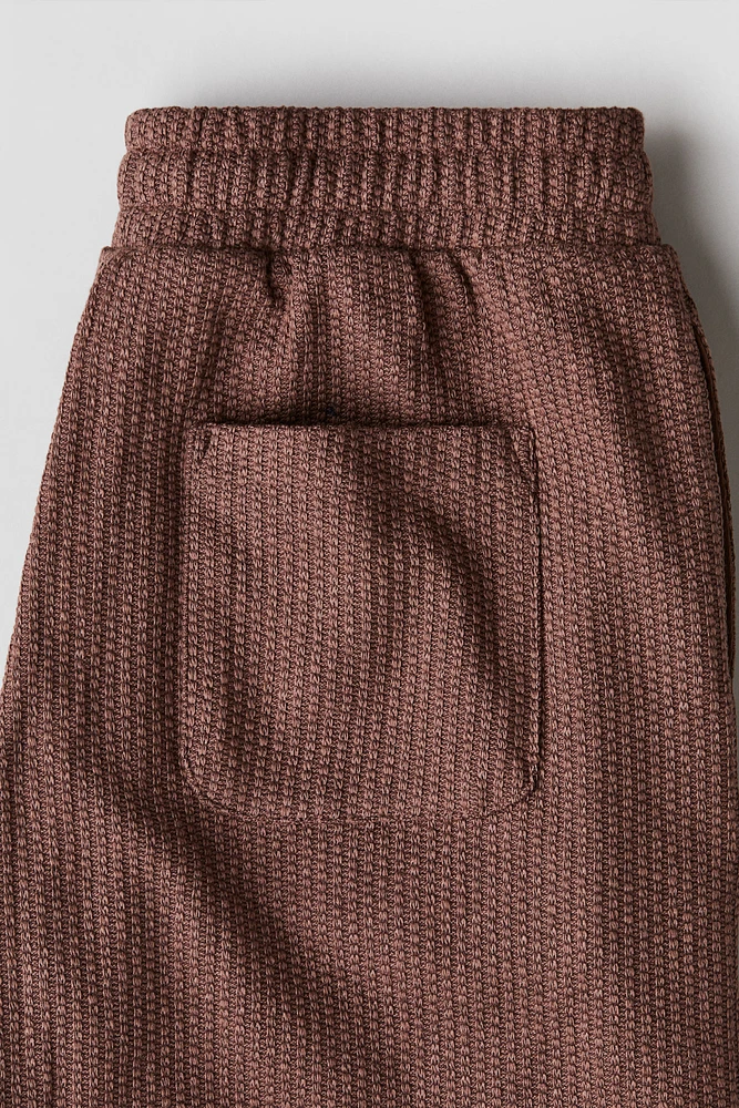 Textured-Knit Shorts