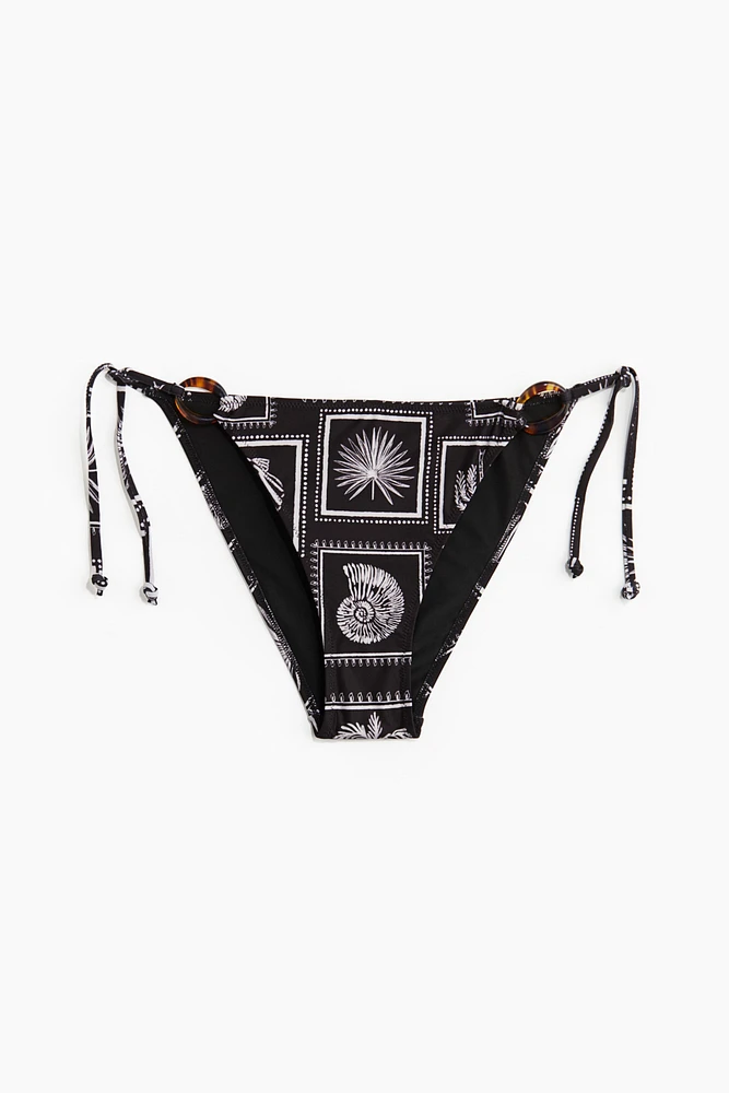 Tie tanga bikini bottoms