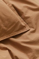 Washed Cotton Twin Duvet Cover Set