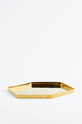 Large Hexagonal Metal Tray