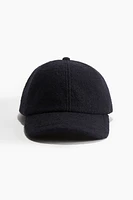 Casquette en laine mélangée