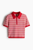Fine-knit Polo Shirt