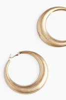 Wide Hoop Earrings