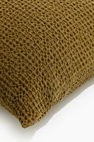 Waffled Cotton Cushion Cover